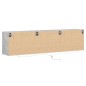 vidaXL TV-Wandschrank mit LED Betongrau 180x31x45 cm vidaXL TV-Wandschrank mit LED Betongrau 180x31x45 cm
