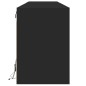 vidaXL TV-Wandschrank mit LED Schwarz 180x31x45 cm vidaXL TV-Wandschrank mit LED Schwarz 180x31x45 cm