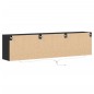 vidaXL TV-Wandschrank mit LED Schwarz 180x31x45 cm vidaXL TV-Wandschrank mit LED Schwarz 180x31x45 cm
