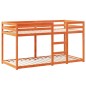 vidaXL Etagenbett mit Dach Wachsbraun 80x200 cm Massivholz Kiefer vidaXL Etagenbett mit Dach Wachsbraun 80x200 cm Massivholz Kiefer