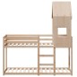 vidaXL Etagenbett ohne Matratze 90x190 cm Massivholz Kiefer vidaXL Etagenbett ohne Matratze 90x190 cm Massivholz Kiefer