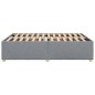 vidaXL Bettgestell ohne Matratze Hellgrau 140x200 cm Stoff vidaXL Bettgestell ohne Matratze Hellgrau 140x200 cm Stoff