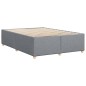 vidaXL Bettgestell ohne Matratze Hellgrau 140x200 cm Stoff vidaXL Bettgestell ohne Matratze Hellgrau 140x200 cm Stoff