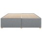 vidaXL Bettgestell ohne Matratze Hellgrau 200x200 cm Stoff vidaXL Bettgestell ohne Matratze Hellgrau 200x200 cm Stoff