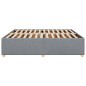 vidaXL Bettgestell ohne Matratze Hellgrau 200x200 cm Stoff vidaXL Bettgestell ohne Matratze Hellgrau 200x200 cm Stoff