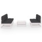 6-tlg. Garten-Lounge-Set mit Kissen Kiefer Massivholz 6-tlg. Garten-Lounge-Set mit Kissen Kiefer Massivholz