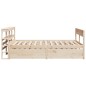 vidaXL Massivholzbett ohne Matratze 120x200 cm Kiefernholz vidaXL Massivholzbett ohne Matratze 120x200 cm Kiefernholz