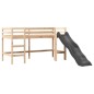 vidaXL Kinderhochbett mit Turm Blau 90x190 cm Massivholz Kiefer vidaXL Kinderhochbett mit Turm Blau 90x190 cm Massivholz Kiefer