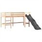 vidaXL Kinderhochbett mit Turm Weiß & Schwarz 80x200 cm Kiefernholz vidaXL Kinderhochbett mit Turm Weiß & Schwarz 80x200 cm Kiefernholz