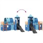 vidaXL Kinderhochbett mit Turm Blau 90x190 cm Massivholz Kiefer vidaXL Kinderhochbett mit Turm Blau 90x190 cm Massivholz Kiefer