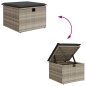 vidaXL 6-tlg. Garten-Sofagarnitur mit Kissen Hellgrau Poly Rattan vidaXL 6-tlg. Garten-Sofagarnitur mit Kissen Hellgrau Poly Rattan
