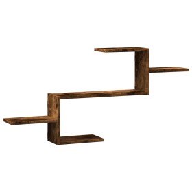 vidaXL Wandregal Räuchereiche 104x15x49 cm Holzwerkstoff
