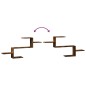 vidaXL Wandregal Räuchereiche 104x15x49 cm Holzwerkstoff vidaXL Wandregal Räuchereiche 104x15x49 cm Holzwerkstoff