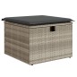 vidaXL 6-tlg. Garten-Sofagarnitur mit Kissen Hellgrau Poly Rattan vidaXL 6-tlg. Garten-Sofagarnitur mit Kissen Hellgrau Poly Rattan