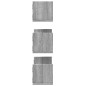 vidaXL Wandregale 3 Stk. Grau Sonoma 58x18x18 cm Holzwerkstoff vidaXL Wandregale 3 Stk. Grau Sonoma 58x18x18 cm Holzwerkstoff
