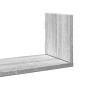 vidaXL Wandregale 3 Stk. Grau Sonoma 58x18x18 cm Holzwerkstoff vidaXL Wandregale 3 Stk. Grau Sonoma 58x18x18 cm Holzwerkstoff