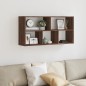 vidaXL Wandregal Braun Eichen-Optik 100x25x50 cm Holzwerkstoff vidaXL Wandregal Braun Eichen-Optik 100x25x50 cm Holzwerkstoff