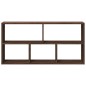 vidaXL Wandregal Braun Eichen-Optik 100x25x50 cm Holzwerkstoff vidaXL Wandregal Braun Eichen-Optik 100x25x50 cm Holzwerkstoff