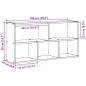 vidaXL Wandregal Braun Eichen-Optik 100x25x50 cm Holzwerkstoff vidaXL Wandregal Braun Eichen-Optik 100x25x50 cm Holzwerkstoff