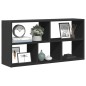 vidaXL Wandregal Schwarz 100x25x50 cm Holzwerkstoff vidaXL Wandregal Schwarz 100x25x50 cm Holzwerkstoff