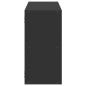 vidaXL Wandregal Schwarz 100x25x50 cm Holzwerkstoff vidaXL Wandregal Schwarz 100x25x50 cm Holzwerkstoff
