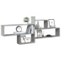 vidaXL Wandregal Betongrau 167,5x18x68 cm Holzwerkstoff vidaXL Wandregal Betongrau 167,5x18x68 cm Holzwerkstoff