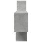 vidaXL Wandregal Betongrau 167,5x18x68 cm Holzwerkstoff vidaXL Wandregal Betongrau 167,5x18x68 cm Holzwerkstoff