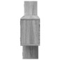 vidaXL Wandregal Grau Sonoma 167,5x18x68 cm Holzwerkstoff vidaXL Wandregal Grau Sonoma 167,5x18x68 cm Holzwerkstoff