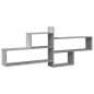 vidaXL Wandregal Grau Sonoma 167,5x18x68 cm Holzwerkstoff vidaXL Wandregal Grau Sonoma 167,5x18x68 cm Holzwerkstoff