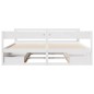 vidaXL Massivholzbett ohne Matratze Weiß 180x200 cm Kiefernholz vidaXL Massivholzbett ohne Matratze Weiß 180x200 cm Kiefernholz