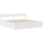 vidaXL Massivholzbett ohne Matratze Weiß 180x200 cm Kiefernholz vidaXL Massivholzbett ohne Matratze Weiß 180x200 cm Kiefernholz