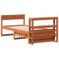 vidaXL Massivholzbett ohne Matratze Wachsbraun 90x200 Kiefernholz vidaXL Massivholzbett ohne Matratze Wachsbraun 90x200 Kiefernholz