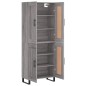 Highboard Grau Sonoma 69,5x34x180 cm Holzwerkstoff Highboard Grau Sonoma 69,5x34x180 cm Holzwerkstoff