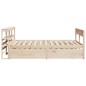 vidaXL Massivholzbett ohne Matratze 150x200 cm Kiefernholz vidaXL Massivholzbett ohne Matratze 150x200 cm Kiefernholz