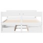 vidaXL Massivholzbett ohne Matratze Weiß 120x190 cm Kiefernholz vidaXL Massivholzbett ohne Matratze Weiß 120x190 cm Kiefernholz