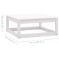 9-tlg. Garten-Lounge-Set mit Kissen Kiefer Massivholz 9-tlg. Garten-Lounge-Set mit Kissen Kiefer Massivholz