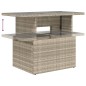 vidaXL 11-tlg. Garten-Sofagarnitur mit Kissen Hellgrau Poly Rattan vidaXL 11-tlg. Garten-Sofagarnitur mit Kissen Hellgrau Poly Rattan