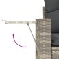 vidaXL 11-tlg. Garten-Sofagarnitur mit Kissen Hellgrau Poly Rattan vidaXL 11-tlg. Garten-Sofagarnitur mit Kissen Hellgrau Poly Rattan
