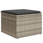 vidaXL 9-tlg. Garten-Sofagarnitur mit Kissen Hellgrau Poly Rattan vidaXL 9-tlg. Garten-Sofagarnitur mit Kissen Hellgrau Poly Rattan