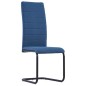 vidaXL Freischwinger 4 Stk. Blau Stoff vidaXL Freischwinger 4 Stk. Blau Stoff