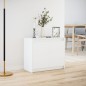 vidaXL LED-Sideboard Weiß 72x34x61 cm Holzwerkstoff vidaXL LED-Sideboard Weiß 72x34x61 cm Holzwerkstoff