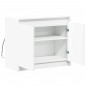 vidaXL LED-Sideboard Weiß 72x34x61 cm Holzwerkstoff vidaXL LED-Sideboard Weiß 72x34x61 cm Holzwerkstoff