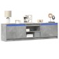 vidaXL TV-Schrank mit LED-Beleuchtung Betongrau 180x34x50 cm vidaXL TV-Schrank mit LED-Beleuchtung Betongrau 180x34x50 cm