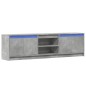 vidaXL TV-Schrank mit LED-Beleuchtung Betongrau 180x34x50 cm vidaXL TV-Schrank mit LED-Beleuchtung Betongrau 180x34x50 cm