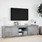 vidaXL TV-Schrank mit LED-Beleuchtung Betongrau 180x34x50 cm vidaXL TV-Schrank mit LED-Beleuchtung Betongrau 180x34x50 cm