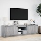 vidaXL TV-Schrank mit LED-Beleuchtung Grau Sonoma 180x34x50 cm vidaXL TV-Schrank mit LED-Beleuchtung Grau Sonoma 180x34x50 cm