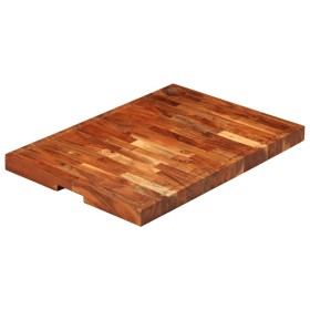 vidaXL Schneidebrett 60x42x4 cm Massivholz Akazie