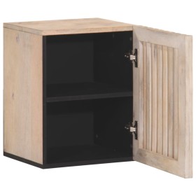 vidaXL Bad-Wandschrank 38x34x48 cm Massivholz Mango