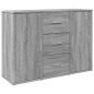 vidaXL Sideboard Grau Sonoma 90,5x29,5x65 cm Holzwerkstoff vidaXL Sideboard Grau Sonoma 90,5x29,5x65 cm Holzwerkstoff