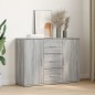 vidaXL Sideboard Grau Sonoma 90,5x29,5x65 cm Holzwerkstoff vidaXL Sideboard Grau Sonoma 90,5x29,5x65 cm Holzwerkstoff